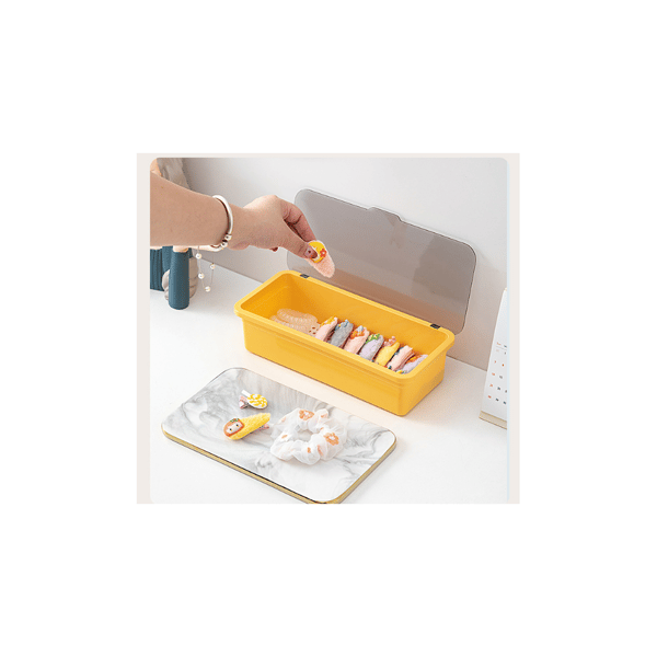 Makeup Brush Storage Box with Dust Cover, Egg-shaped, for Eye Makeup, Travel
