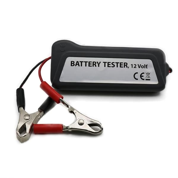 1 stk 12V Mini Bilbatteritester Digital Dynamotester 6 LED-lys Bildiagnoseverktøy Automatisk Batteritester for Bilmotor