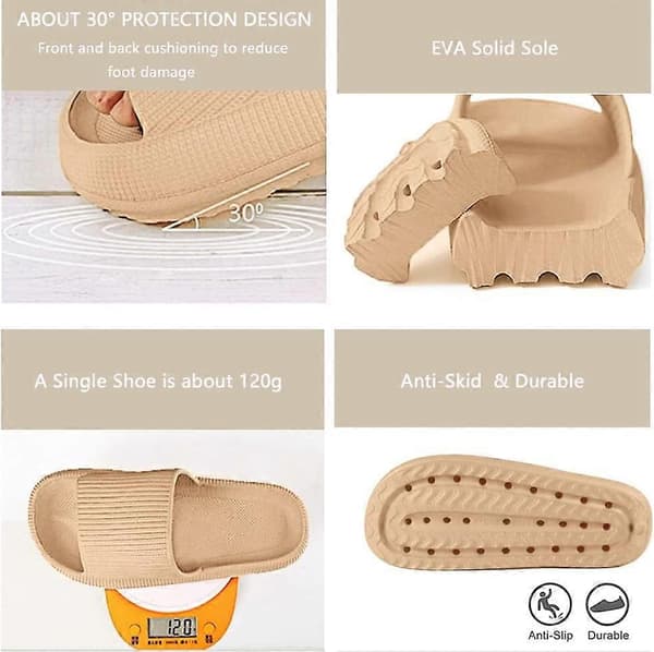 Sliders Dam Herrtofflor Pool Sliders Sommar Flip Flop Dusch Badkudde Sliders Tofflor