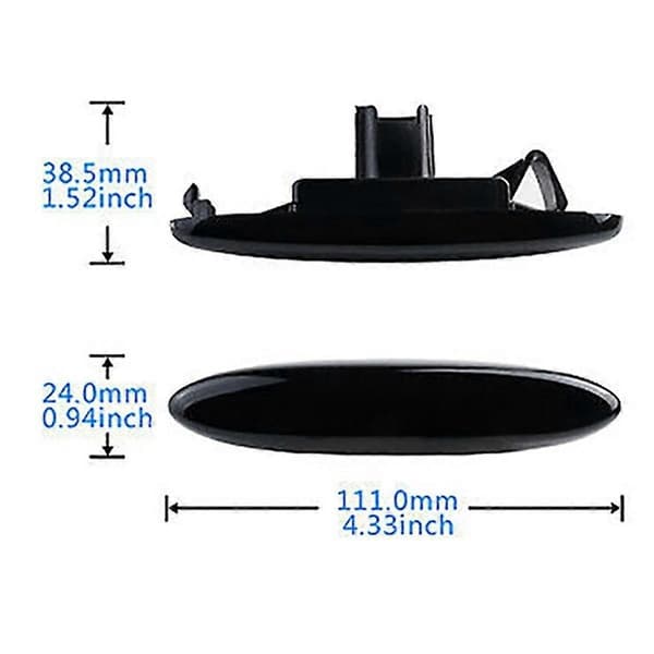 Car LED Front Side Marker Turn Signal Light for IS250 Black 81730-30131