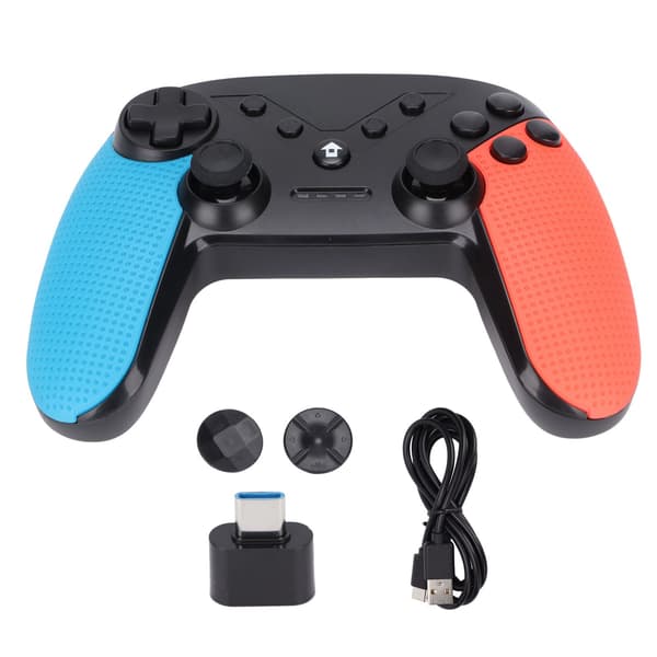Til Switch Trådløs Gamepad Dobbelt Motor Vibration Seksakset Gyroskop Manuel Burst Spilcontroller