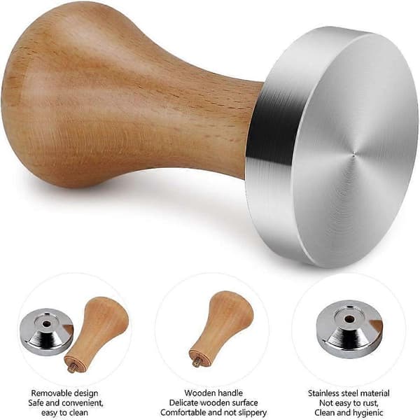 Espressostamper, kaffestamper i rustfritt stål for kaffemaskin