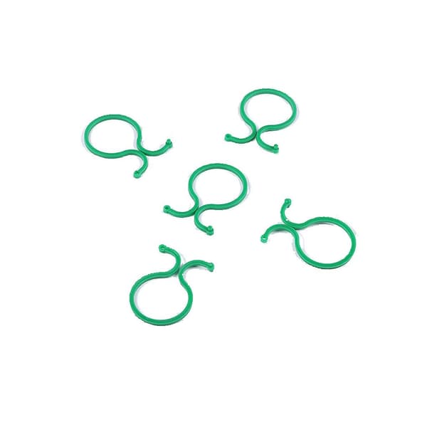 100-pack Garden Vegetable Plant Support Ring Clips L L