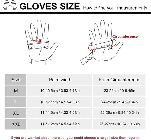 (M) Motorcykelhandsker Fuld Finger Touch Screen Motorcykelhandske App