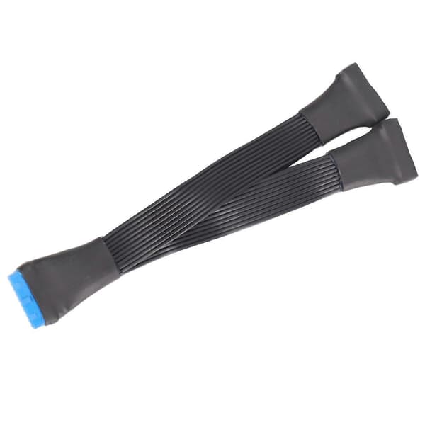 USB 3.0 19-ben 20-ben 1 til 2 strømforlængerkabel - Bundkort