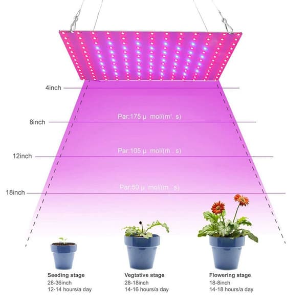 169 LED plantelys plantelys innendørs plantelys KLB