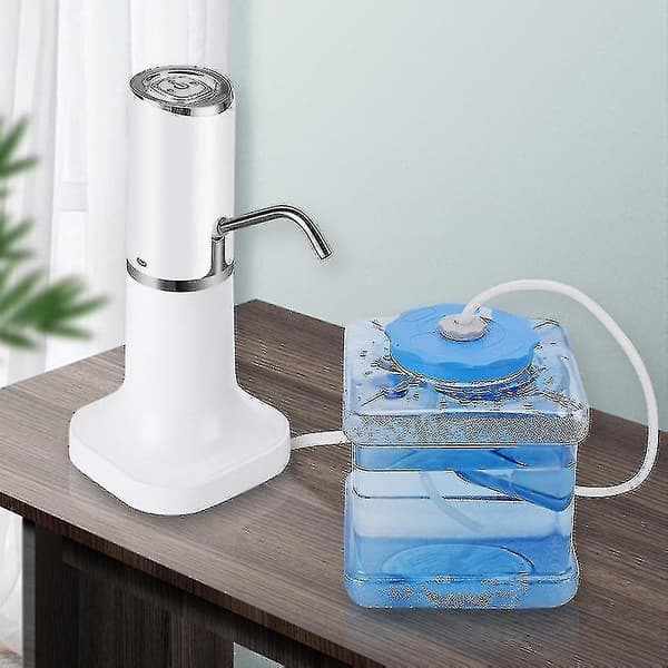 Vanndispenser Bærbar Vannpumpe Mini Tønne Vann Elektrisk Pumpe USB-dispensere