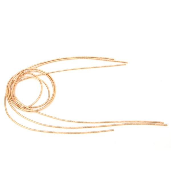 Embroidery Thread Copper Wire Sewing Luster 1.5mm Dia. Manual DIY String Dark Gold