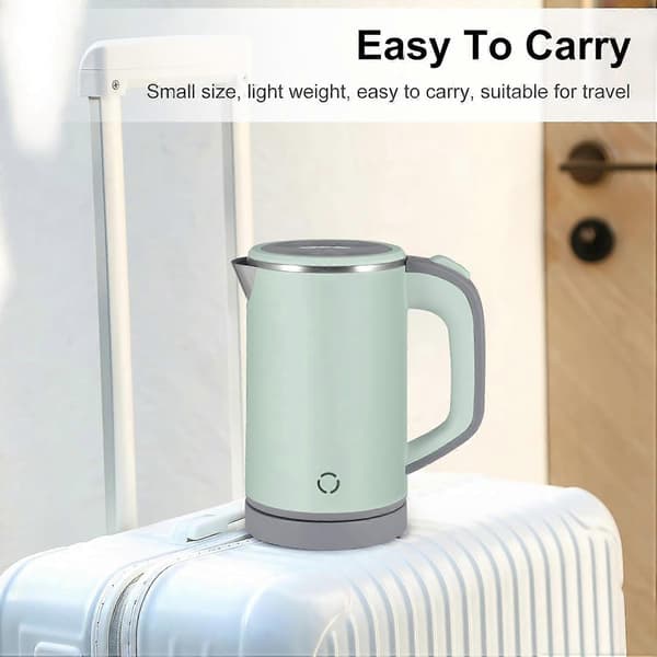 Electric Kettle, 800ML Travel Kettle Lightweight Small Kettle, Fast Boiling, Cordless Portable Kettle, Mini Camping Kettle