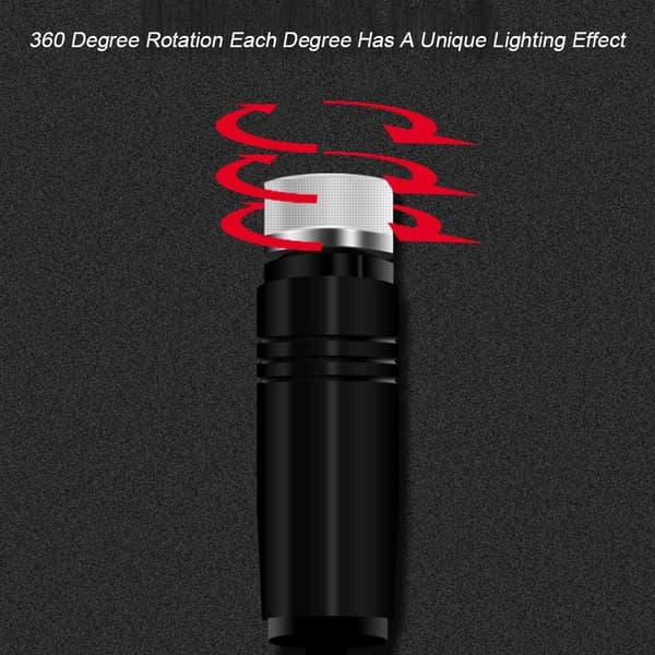 1 stk rød USB Magic Ball stjerne belysning bil full av stjerner ved