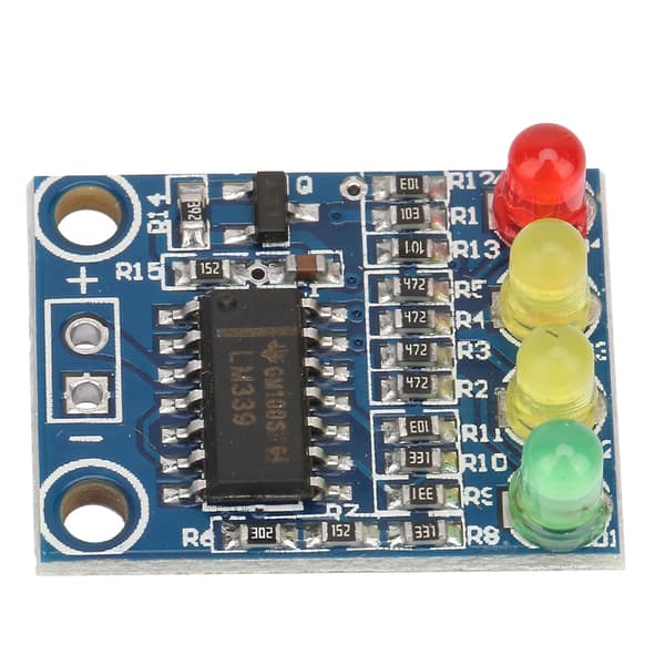 12V Batteri 4 Cifre Batteriindikator Modul Strømkapacitet LED Lys Indikator Modul