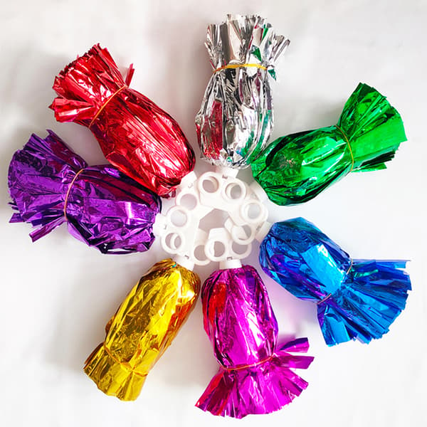 Cheerleading Pom Poms, Large 32cm Double Head Metallic Cheer Poms Red Red Red