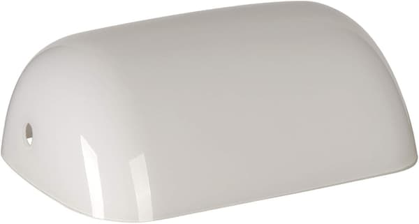 Erstatningsglass for Banker-lampe, skrivebordslampe (hvit)
