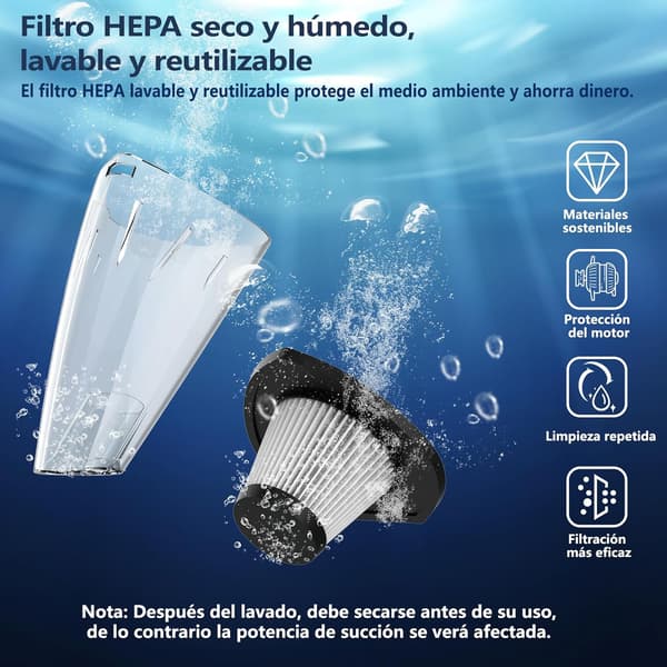 Handheld Vacuum Cleaner, 120W Cordless Handheld Vacuum Cleaner, Mini Portable Rechargeable Cordless Handheld Vacuum Cleaner