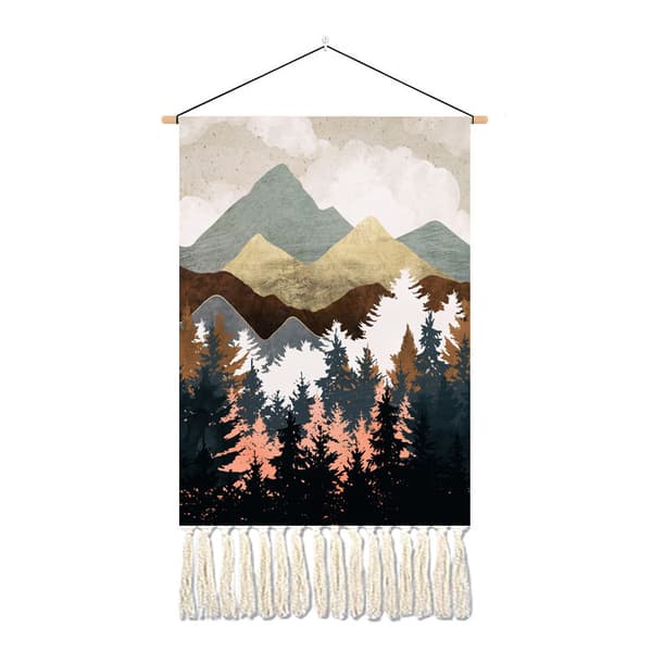 2 kpl taidekankaita - 35×50 cm japanilainen seinäkoriste