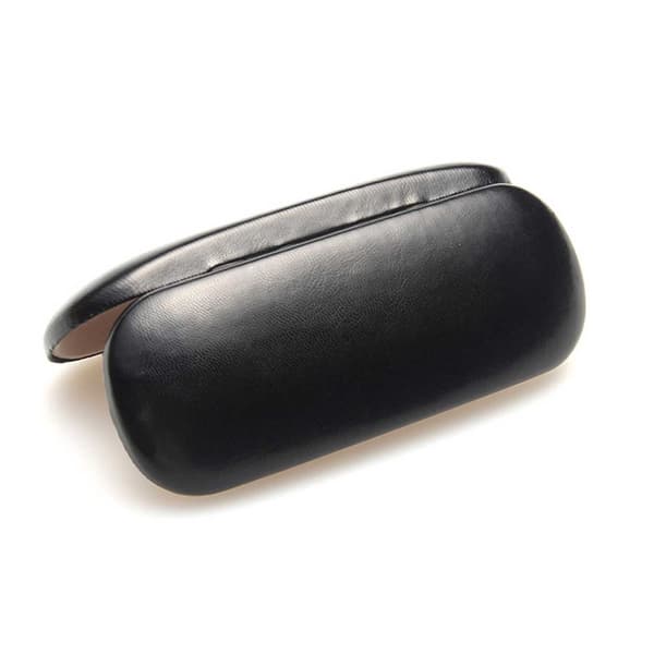 Practical leather glasses case for sunglasses and glasses
