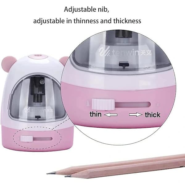 Electric Pencil Sharpener, Battery Operated Pencil Sharpener for
