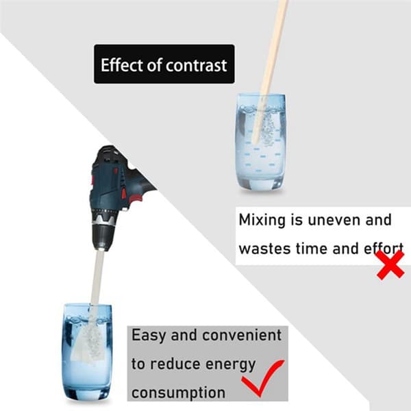 Mixer Attachment Drill for Resin, 5-pack Epoxy Resin Attachment, Spiral Stirrer Mixing Paint