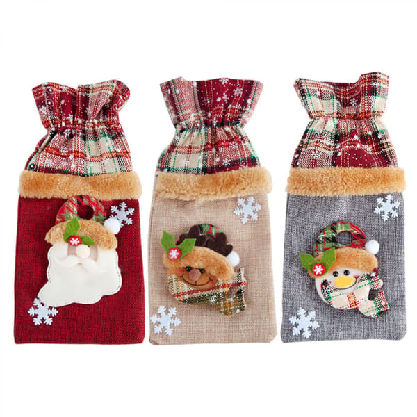#3-delat julvinflaskfodral, 28*13cm#