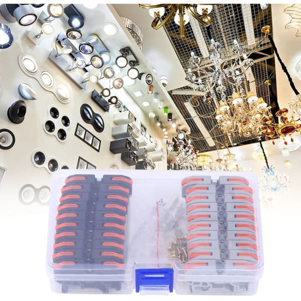 20 Pieces Compact Terminal Blocks 1128AWG PCT-211 Universal Conductor for DIN Rail, DUBUNS