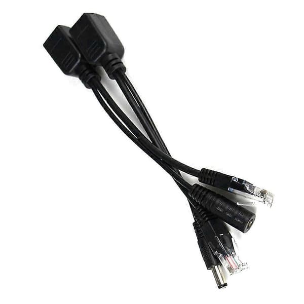 Poe Netværksadapterkabel Poe Splitter Poe Kombinerer Strømkabel Poe Strømforlængerkabel