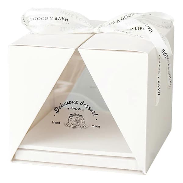 Portable 8-inch Cake Box Clear Cake Container Birthday Cake Box Cake Packaging Box
