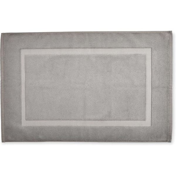 Grey Braided Bath Mat