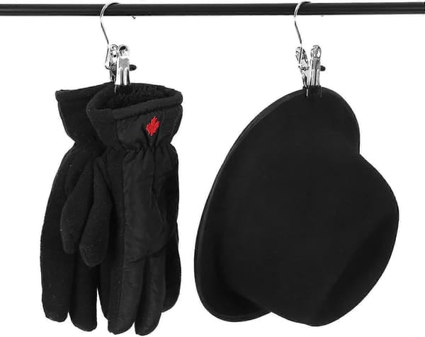 Metal Hangers 50-pack with Rotating Hooks and Sliding Clips, Size 14 Inch [MI]