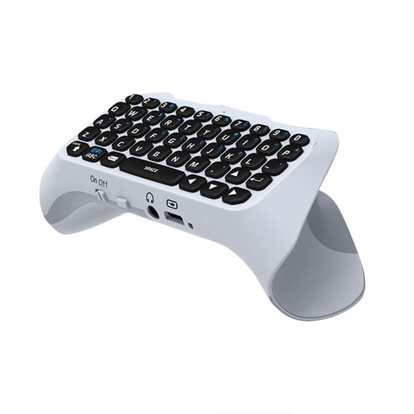 Hiborth Keyboard Ergonomic Design Built-in Speaker Mini Controller Gamepad Wireless Keyboard for PS5