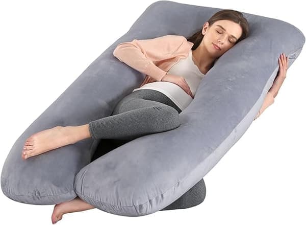 U-shaped Pregnancy Pillow - Full Body Support Pillow for Pregnancy