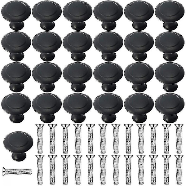 25 stk Skapsknapper 30 mm for Bad, Skap