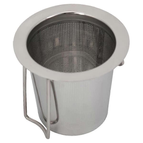 Teinfuser i metall, hopfällbart tefilter i rostfritt stål