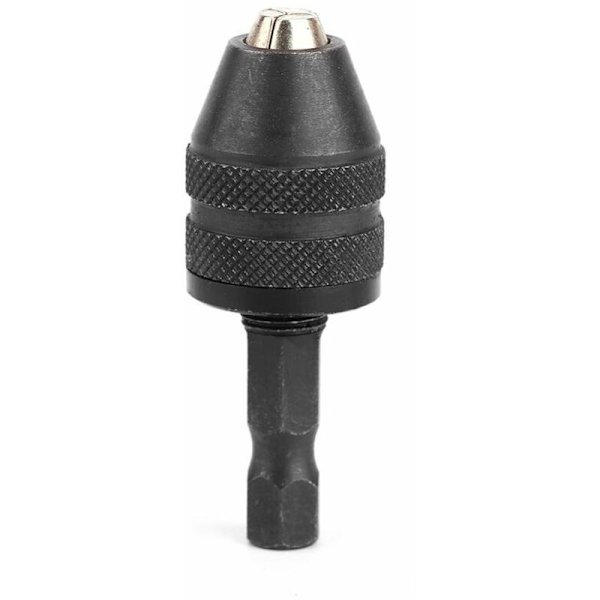 Drill Chuck with 1/4 Inch Quick Change Hex Shank Keyless Drill Chuck