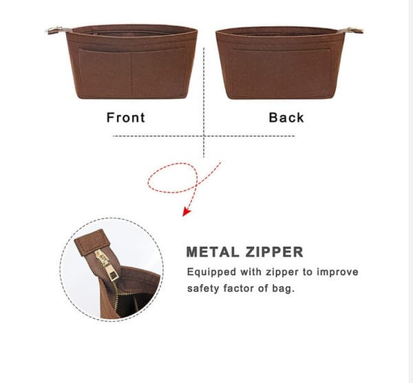 Medium Felt Makeup Bag - Organize Your Essentials