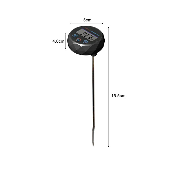 Kaffetermometer Te Termometer med Lang Sonde Væske