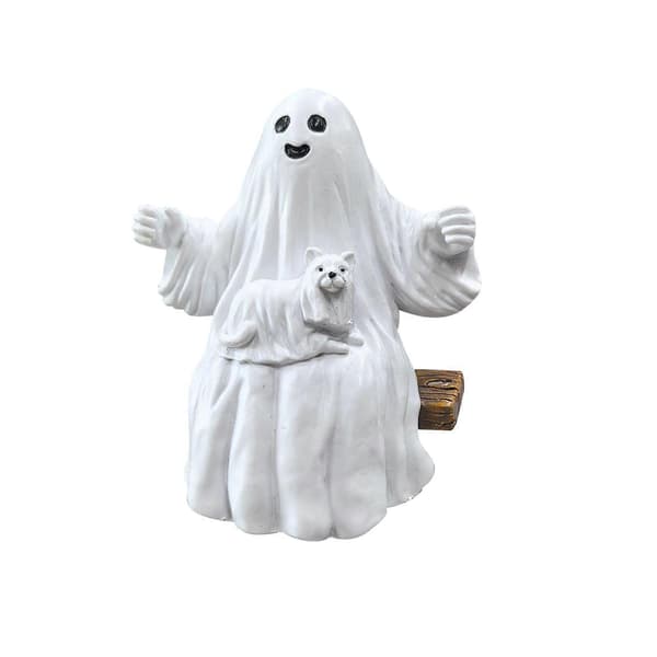 2025 Halloween-kostymer Ny spøkelseshundstatue Halloween-spøkelseshagedekorasjoner