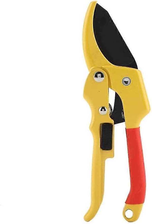 Garden Shears Labor-saving Scissors Fruit Scissors Bonsai Grafting Garden Pruning Tools (yellow)