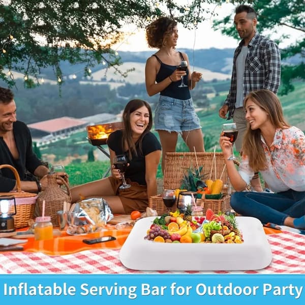 60 x 60CM Inflatable Drink Cooler, Inflatable Beer Cooler, for Beach Theme Party Decorations