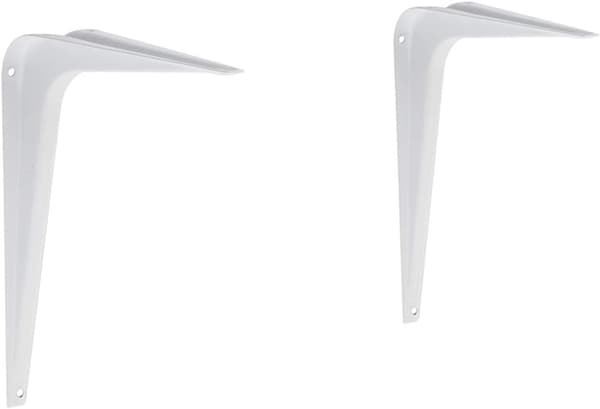 4-pack hyllstöd, skottfäste rät vinkel Bra DXGHC