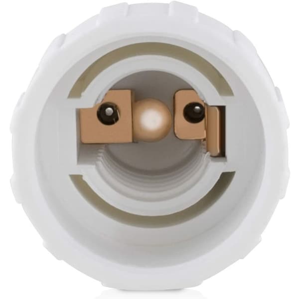 4x Sokkeladapter - GU10 til E14 Sokkelkonverter - Bajonettfatning Lampeholderadapter for LED Halogenlampe