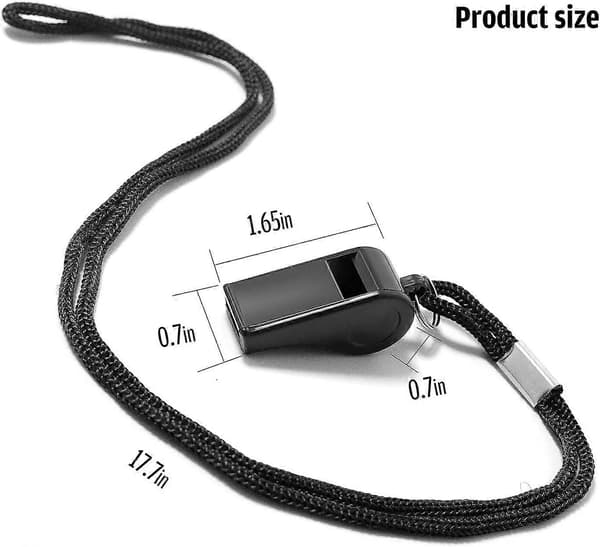 Whistle with Lanyard for Coaches, Referees, Training, Outdoor Camping Accessories, Dog Whistle, Emergency