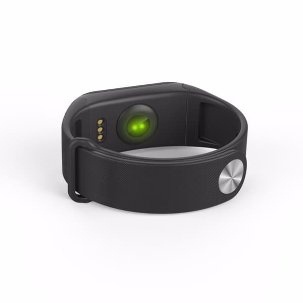 Fitness tracker smart armbånd (svart) Blodtrykk, hjertefrekvens
