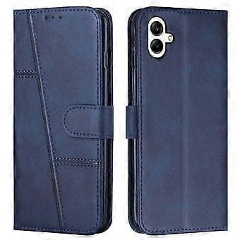 Til Samsung Galaxy A06 Etui Stativ Flip Beskyttende Læder Telefon Cover Style D