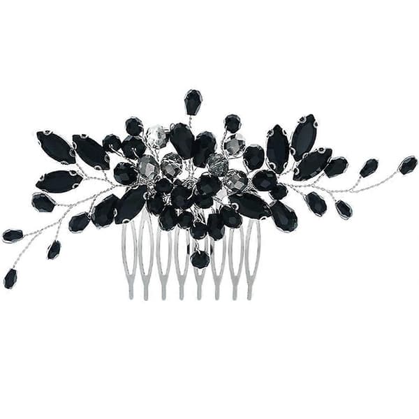 Hårkam med krystaller Bryllup Brud Rhinestone Hårkam Elegant Brudehårpynt