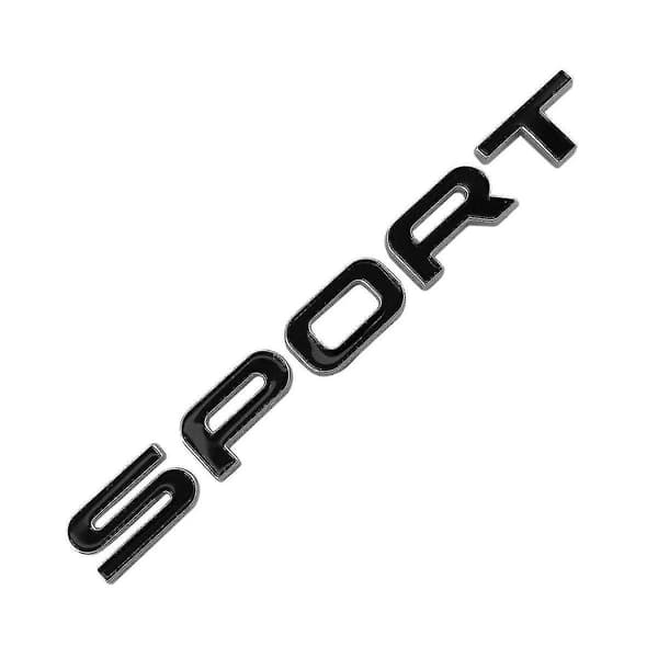 Black/Silver Land Rover Sport Tailgate Emblem for Range Rover