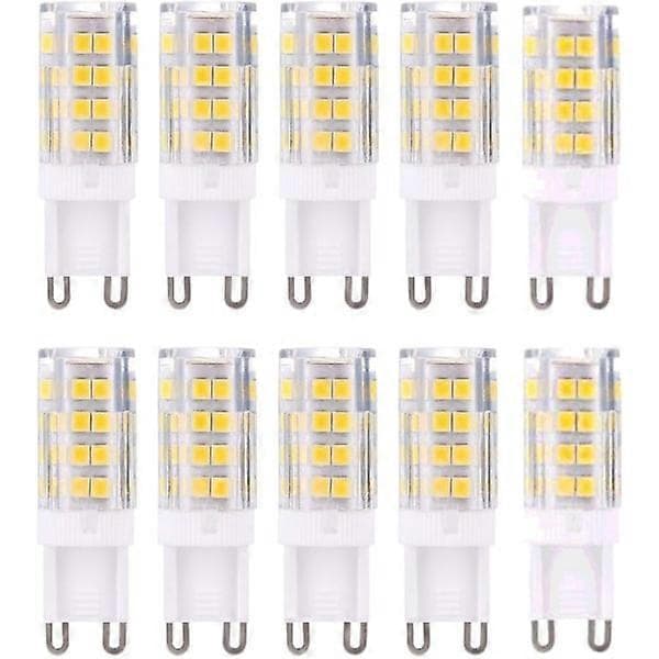 G9 LED-lamper, varmhvit 3000K 5W G9 LED, 10 stk.