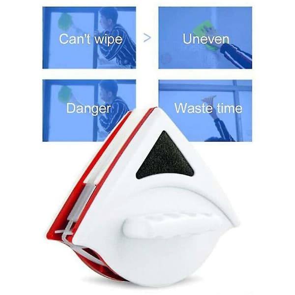 Magnetic Window Cleaner for Home, Double-Sided, for Cleaning Glass Surfaces