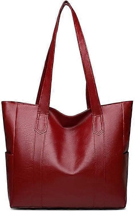 Dam Tote Väskor Dam Handväska Dam Crossbody Väskor PU Läder Dam Axelväska röd red