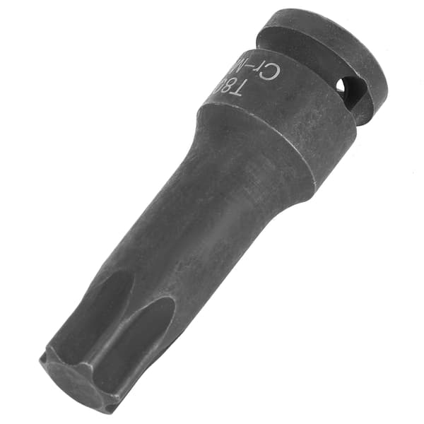 1/2\" Hylsadapter Star Drive Lufttrycksmutterdragare Bits Hylsa Bilreparationsverktyg (T80)