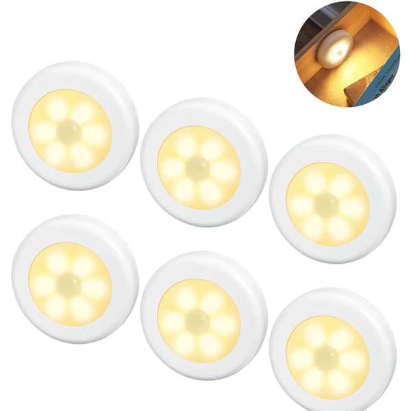 Nattlampe med bevegelsessensor, varmhvit. Nattlampe, varmhvit B